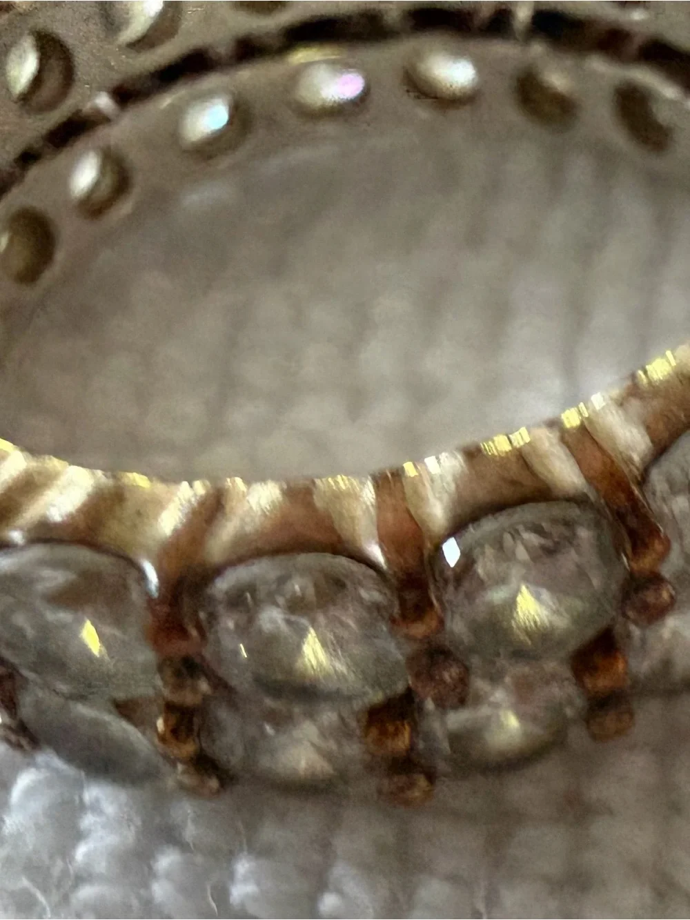 Round diamond eternity rings
